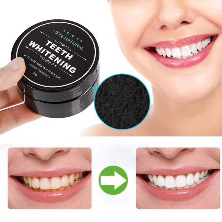 Coconut Charcoal Teeth Whitening Powder