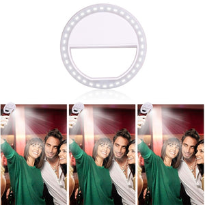 Selfie LED Ring Flash Light Smartphone