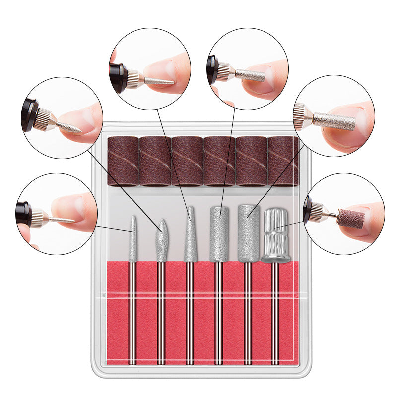 Elektrische Nagelfrees met 6 in 1 Boor Kit Set