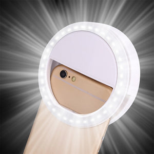 Selfie LED Ring Flash Light Smartphone